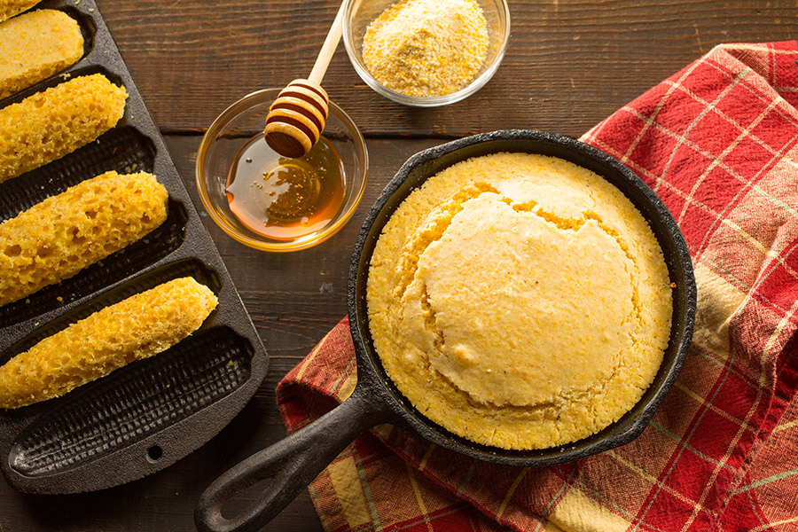 Skillet Cornbread Clabber Girl