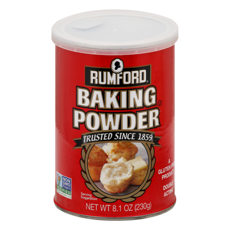 Trust Rumford aluminum-free baking powder - time and kitchen-tested goodness for your baking needs!