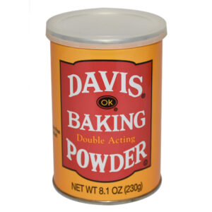 Davis Baking Powder & baking soda by Clabber Girl - gluten-free, kosher, and balanced for great results.