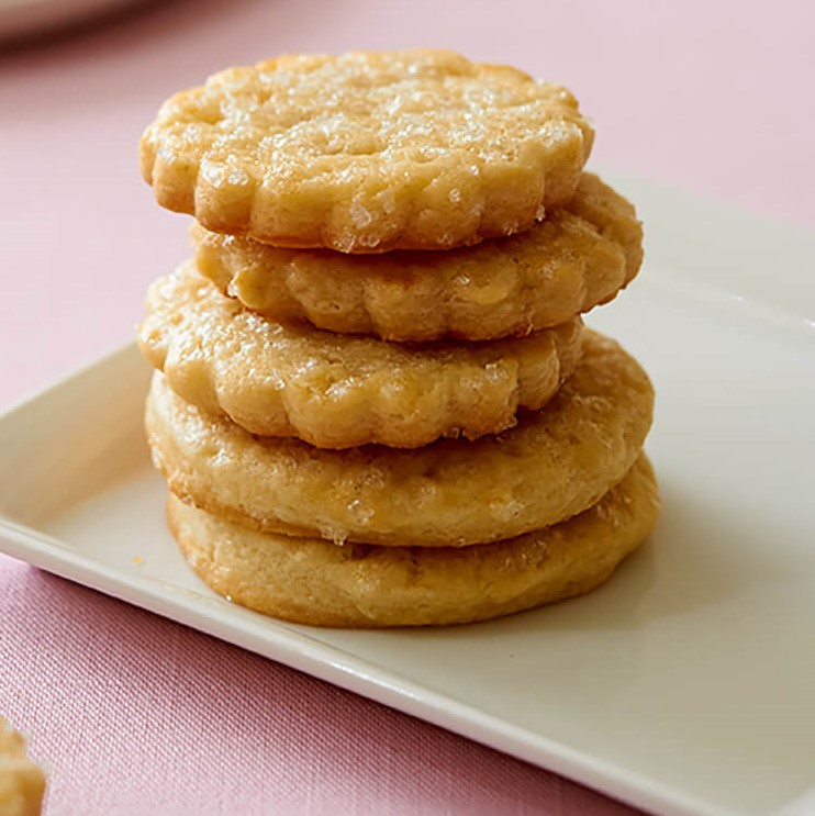 Almond Shortbread Cookies - Clabber Girl