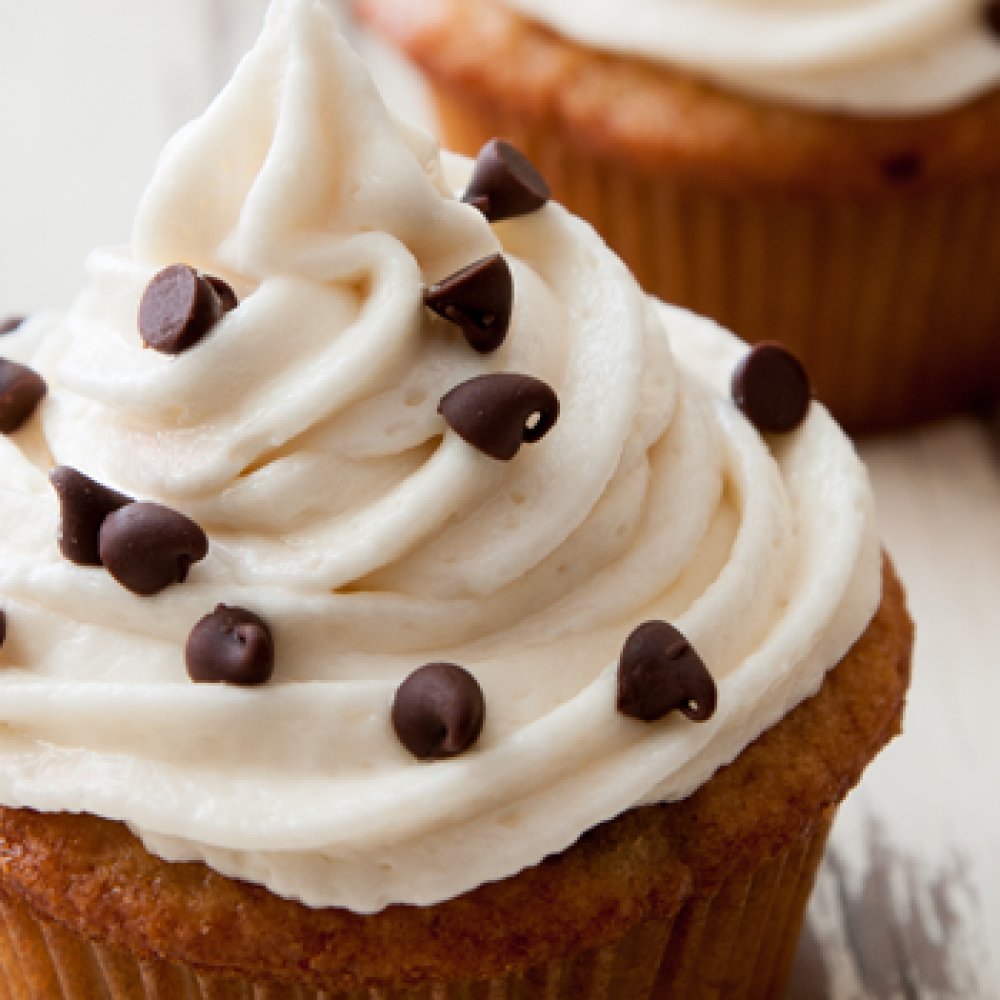 Chocolate Chip Banana Cupcake - Clabber Girl