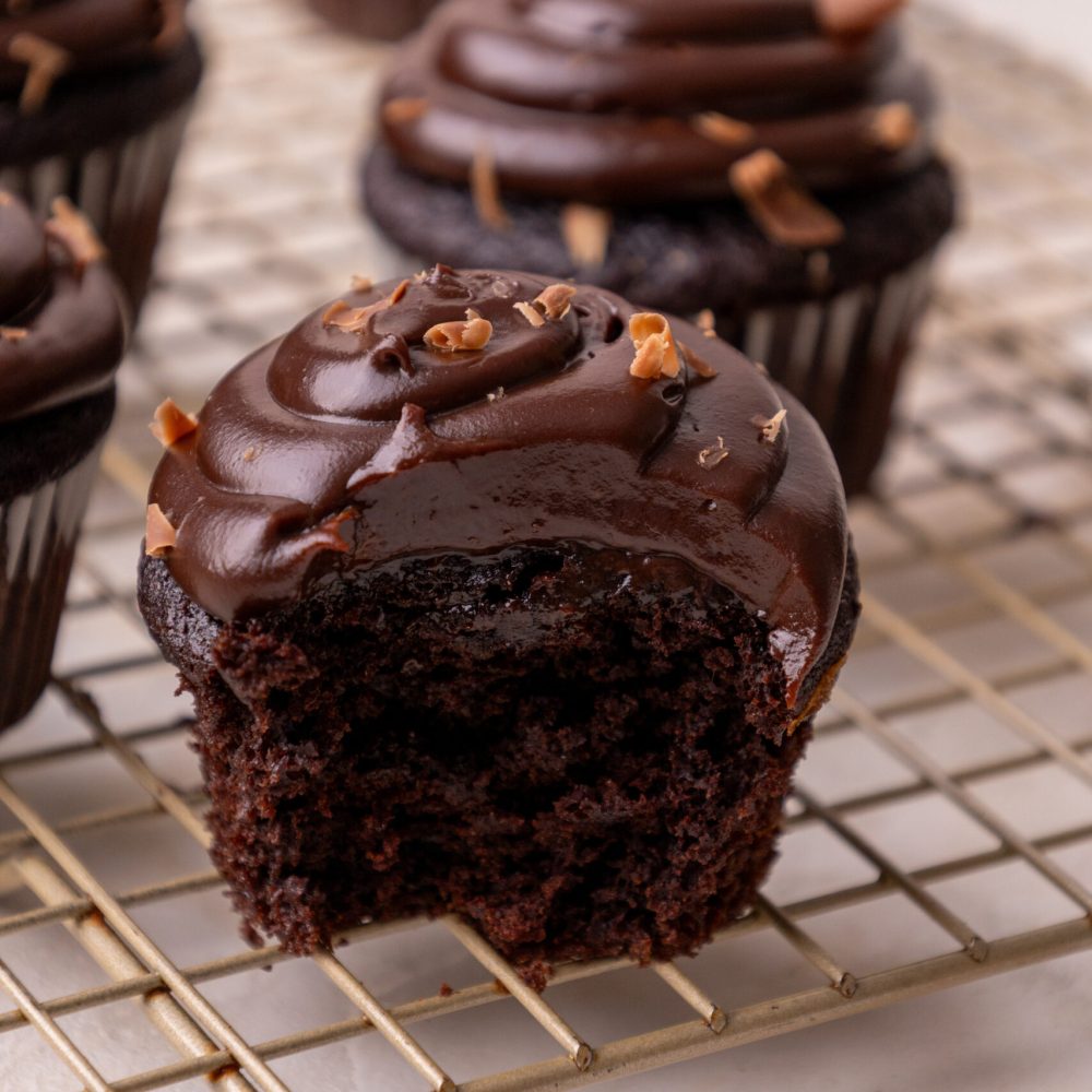 Chocolate Pumpkin Cupcakes 2