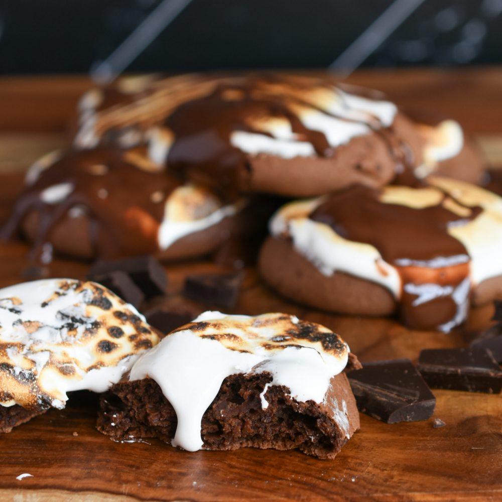 Toasted Marshmallow Chocolate Cookies (3)